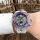 Hublot Big Bang Unico Chronograph Watches Rainbow Bezel White Rubber Strap (5)_th.jpg